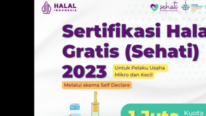 Sertifikasi Halal Gratis 2023 Dibuka, Ada 1 Juta Kuota