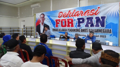 Ratusan Kader PAN Banjarnegara Siap Diberi Sanksi Karena Dukung Anies Baswedan