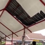 Viral Video Plafon di Bandara Ngurah Rai Bali Jebol Usai Diterjang Angin Kencang