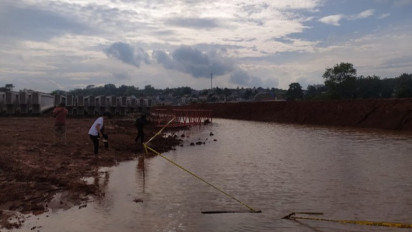 Pamit Tahun Baruan, 2 Bocah Ditemukan Mengambang di Galian Proyek Tol Cijago