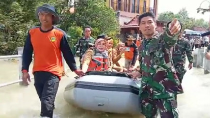 Banjir di Grobogan Makin Meluas, Ribuan Rumah Warga Terendam