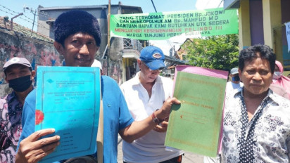 Warga Perak Surabaya Bersurat ke Presiden Jokowi Dukung Menteri ATR/BPN Tuntaskan Polemik Tanah di Wilayah Tanjung Perak