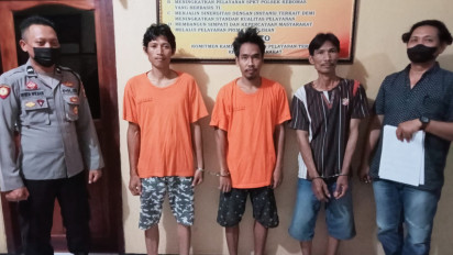 Butuh Uang Buat Pesta Tahun Baru, 3 Pria di Gresik Nekat Bobol Gudang Pabrik