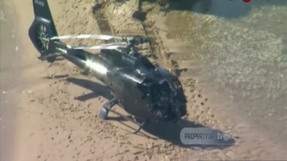 Detik-detik 2 Helikopter Tabrakan di Gold Coast Australia, 4 Orang Tewas