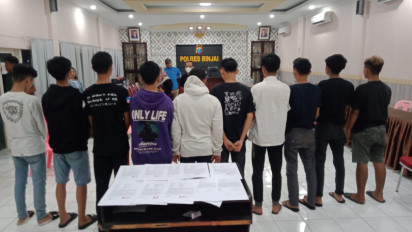 Viral Video Bentrokan 2 Kelompok Pemuda di Awal Tahun 2023, Polres Binjai Amankan Pelaku Geng Motor