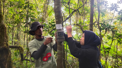 Lacak Macan Tutul, Puluhan Kamera Trap Dipasang di Lereng Raung