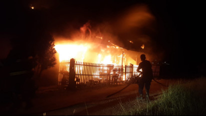 Sedikitnya Tiga Unit Rumah Dinas Milik Kodim 1304 Kota Gorontalo Ludes Dilalap Si Jago Merah