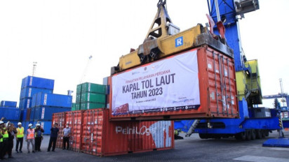 Pelayaran Perdana Tol Laut 2023 di Surabaya, Ini Rutenya