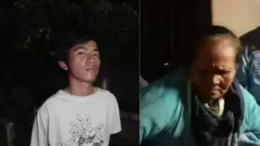 Tiko dan Ibu Eny yang tinggal di rumah mewah terbengkalai tanpa adanya listrik dan air.