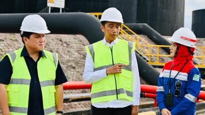 Tinjau Blok Rokan, Jokowi Yakin SDM Indonesia Mampu Kelola Migas