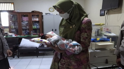 Buat Geger, Bayi Laki-laki Ditemukan di Semak-semak oleh Warga Semarang, Begini Kondisinya