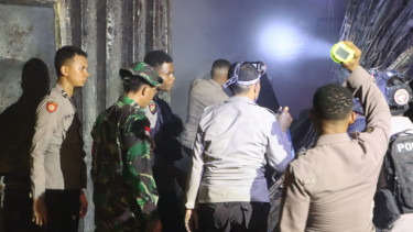 Polisi Tangani Kasus Kebakaran di Pasar Pharaa Sentani Kabupaten Jayapura