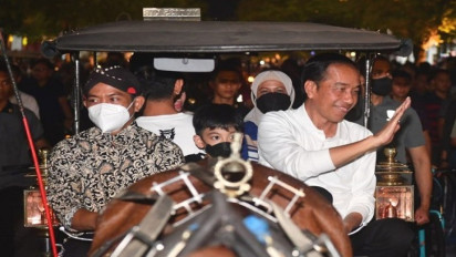 Malam-malam Presiden Jokowi Naik Andong Kelilingi Malioboro, Pak Kusir Katakan Ini