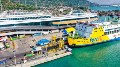 2,65 Juta Penumpang Naik Kapal Ferry Selama Libur Nataru