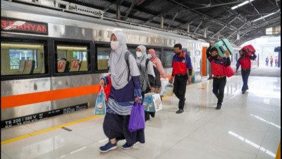 PT KAI Catat 417.500 Pengguna Kereta Api Jarak Jauh Datang di Jakarta Pasca Libur Natal dan Tahun Baru 2023