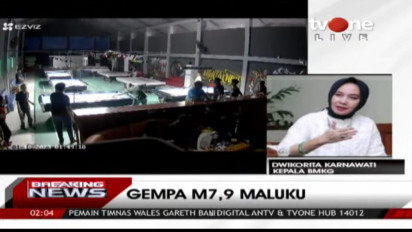 Kepala BMKG Dwikorita: Tsunami yang Timbul Akibat Gempa Magnitudo 7,9 Maluku Tenggara Maksimal 0,6 Meter