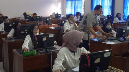 1880 Pelamar Ikuti Tes Seleksi Panitia PPS KPU Kab. Semarang