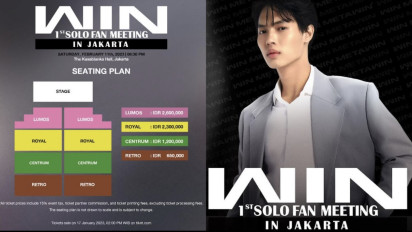 Lumina Boyong Aktor Thailand Win Metawin ke Jakarta dalam Win 1st Solo Fan Meeting in Jakarta