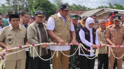 Ambruk Diterjang Banjir Bandang, Pemprov Jatim Bangun Jembatan Bailey di Pacitan