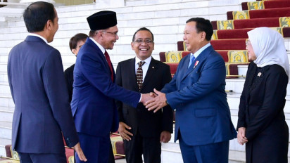 Unggah Foto Bersama Anwar Ibrahim, Prabowo Didoakan Jadi Presiden