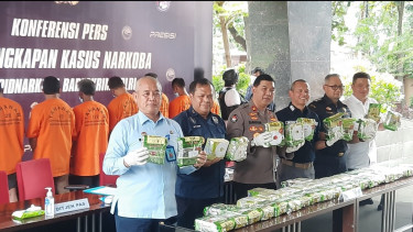 Bareskrim Polri Gagalkan 50 Kilogram Sabu di Indonesia yang Berasal dari Malaysia
