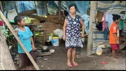 Janda 6 Anak di Mamuju, 10 Tahun Hidup di Gubuk Reot tak Tersentuh Bantuan