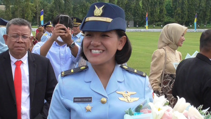 Mengenal Veronika, Satu-Satunya Perempuan Wisudawan Penerbang Pesawat TNI AU