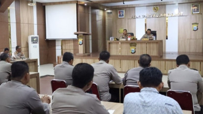 Kapolres Palopo Sampaikan Kebijakan dan Strategi Menuju Pilpres 2024