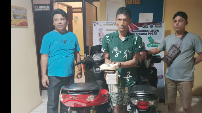 Spesialis Curanmor Tak Berkutik Dibekuk Petugas, 2 Unit Motor Curian Diamankan