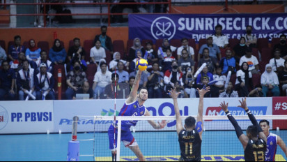 Juara Bertahan  Jakarta LavAni Berhasil Petik Angka Usai Kalahkan Badak Sukun Seri Kedua Putaran Pertama Proliga 2023