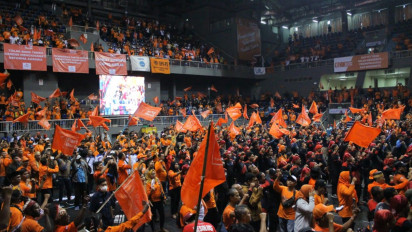 Berita Foto: Deklarasi Darah Juang dan Pembukaan Rakernas Partai Buruh, di Sport Mall Kelapa Gading, Jakarta Utara, Sabtu (14/01/2023), pukul 15:00 WIB