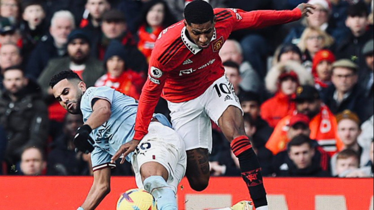 Hasil MU Vs Man City: Comeback Sensasional, Rashford Nodai Laga ke-500 Pep Guardiola
            - galeri foto