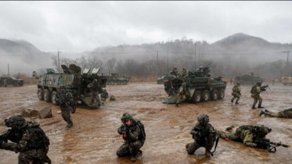 Korsel dan AS Latihan Militer Bersama di Dekat Perbatasan Korut