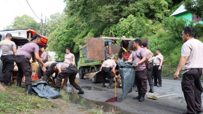 Jelang F1 H2O Lake Toba Indonesia, Polres Simalungun Bersama Forkopimda Gelar Kurve