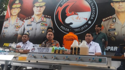 Produsen Vape Liquid Sabu di Jakbar Produksi Seorang Diri