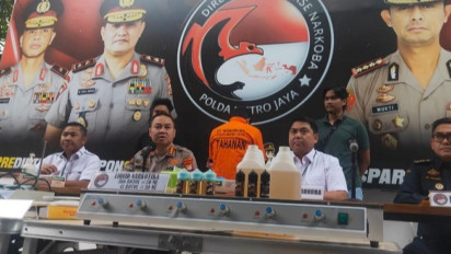 Vape Liquid Sabu di Jakbar Dijual Rp200 Ribu per Botol