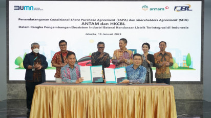 MIND ID: JV Antam-CBL Buktikan Percepatan Ecosistem EV Battery