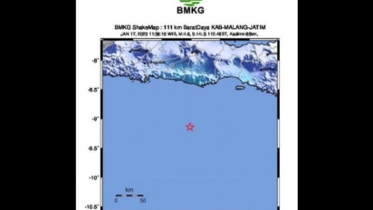 Gempa Malang 5,1 Magnitudo dipicu Deformasi Lempeng Samudera Indo-Australia