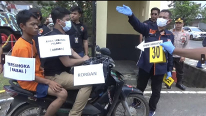 Polisi Gelar Rekonstruksi Dua Pelaku Pembunuhan Jual Organ Tubuh
