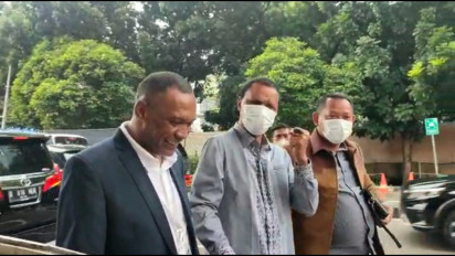 Hercules Ancam Hajar Wartawan Saat Tiba di KPK