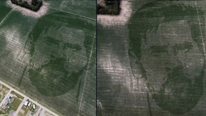 Luar Biasa Cerdas dan Indah, Wajah Lionel Messi Tumbuh di Ladang Jagung Petani Argentina