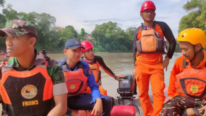 Kateno Ditemukan Meninggal di Bengawan Solo Ngawi