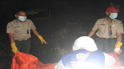 Rumah Permanen di Medan Johor Terbakar, 2 Penghuni Tewas