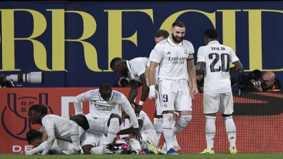 Real Madrid Lolos ke Babak Perempat Final Copa del Rey Usai Menangkan Laga Dramatis Kontra Villarreal dengan Skor 3-2