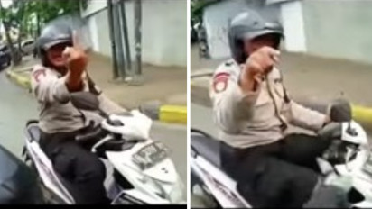 Viral Oknum Polisi Acungkan Jari Tengah ke Relawan Ambulans, Anggota Polsek Tebet Diperiksa Propam