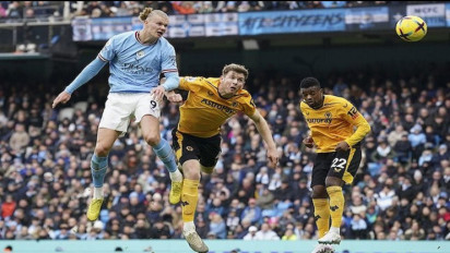 Hat-trick Erling Haaland Bawa Manchester City Menang Meyakinkan 3-0 Kontra Wolverhampton