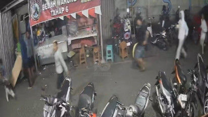 Kembali Terjadi, Aksi Penyerangan Oleh Sejumlah Remaja di Semarang Terekam CCTV, Lima Orang Luka Bacok