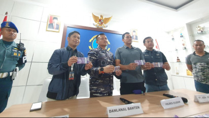 TNI AL Berhasil Gagalkan Peredaran Uang Palsu di Perairan Selat Sunda