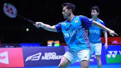 Kevin/Marcus Melenggang Mulus ke 16 Besar Indonesia Masters 2023