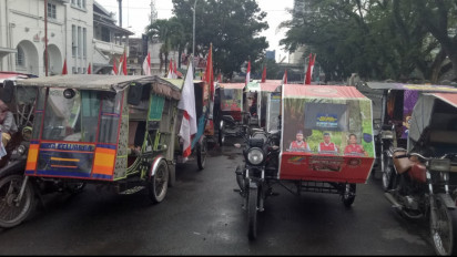 Tuntut Peremajaan, Puluhan Betor Demo Kantor Walikota dan DPRD Medan